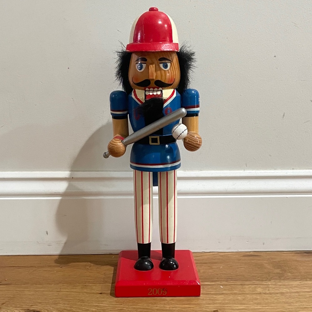 Baseball Player Nutcracker Figurine
